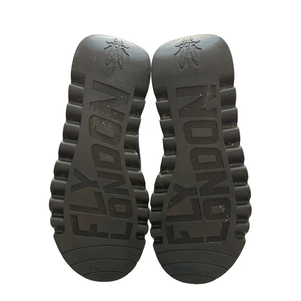 Women's Black Ankle Boots - Picture 9 of 12